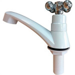 Torneira Lavatorio Abs Metrox 1194 - W-33 Mesa 1/4 Volta Branca