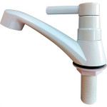 Torneira Lavatorio Abs Metrox 1194 - W-60 Mesa 1/4 Volta Branca