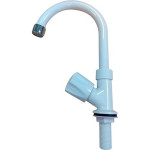 Torneira Bica Movel Lavatorio Abs Metrox 2190 - W-50 - 1/4 Volta Branca