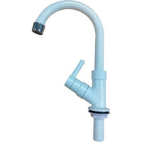Torneira Bica Movel Lavatorio Abs Metrox 2190 - W-60 - 1/4 Volta Branca