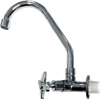 Torneira Bica Movel Pia Parede Metal Metrox 2060 - C-23 Lite Cromada