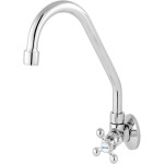 Torneira Bica Movel Pia Parede Metal Metrox 2060 - C-33 Lite Cromada