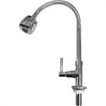Torneira Gourmet Flex Mesa Bica Movel Metal Metrox Cromada - C-72 - 1/4 Volta