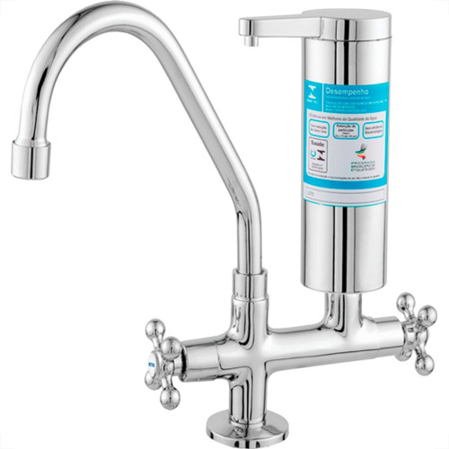 Torneira Bica Movel Filtro Abs Mesa Metrox - C-33