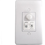 Controle Para Ventilador Ilumi Stylus Lampada/Inversor De Rotacao Branco Bivolt