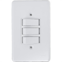 Conjunto Ilumi Pratika Com Placa 3 Simples - 1919