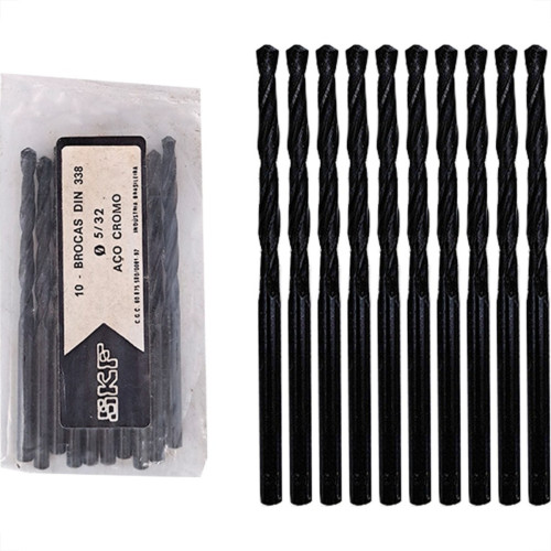 Broca Aco Cromo Madeira Dormer 5/32'' - Kit C/10 Pecas