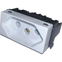 Modulo Tramontina Aria 1 Tomada Branco 2P+T. 20A. - 57217/032
