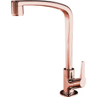 Torneira Bica Movel Pia Mesa Abs Lorenzetti Rose Gold - 1167 - F-71 - 1/4 Volta