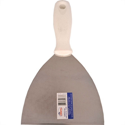Espatula Compel Aco Inox Cabo Plastico 120Mm - Kit C/6 Pecas