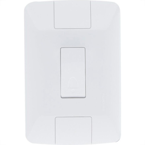 Conjunto Tramontina Com Placa Aria 1 Campainha - 57241007