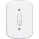 Conjunto Fame Blanc Com Placa 1 Simples 560