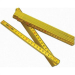 Metro Plastico Eco Simples Amarelo - Kit C/10 Pecas