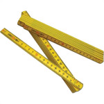 Metro Plastico Eco Duplo Amarelo - Kit C/10 Pecas