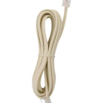 Extensao Fone-Fax Santa Marta Plug Plug 3M Bege - Kit C/10 Pecas