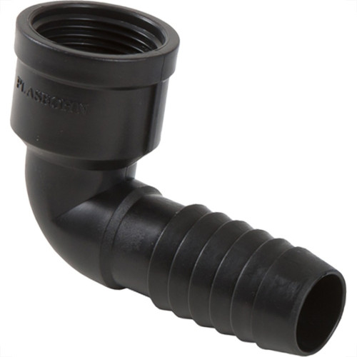Conexao Preta Plasbohn Joelho Interno 1/2'' - Kit C/25 Pecas