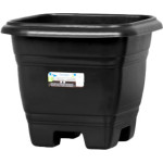 Vaso Pl.Quadrado N.35 Preto-9251