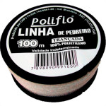 Linha P/Ped.Polifio Trancada C/100M - Kit C/12 PC