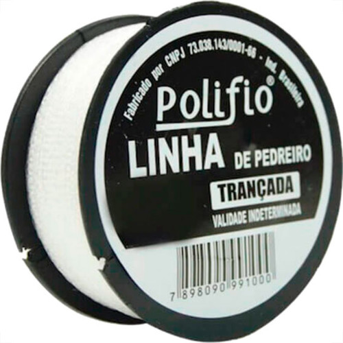 Linha P/Ped.Polifio Trancada C/ 50M - Kit C/12 PC