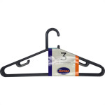 Cj.Cabides Adulto Preto C/3 -563