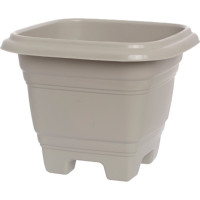 Vaso Pl.Quadrado N.35 Areia-9651