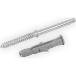 Suporte Prat.Invisiv.12Cm Zinc/Buch - Kit C/6 UN