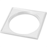 Porta Grelha Luconi Quadr.100Mm Br