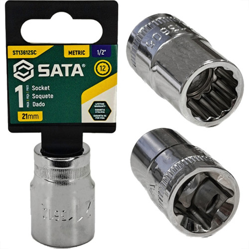 Soquete Sextavado 1/2X21 Sata-13312Sc
