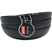 Cj.04 Pratos Sopa Preto 1.100Ml