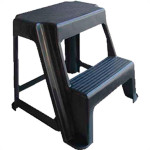 Banqueta Escada 2 Degraus Preta Banqueta Escada 2 Degraus Preta