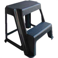 Banqueta Escada 2 Degraus Preta Banqueta Escada 2 Degraus Preta