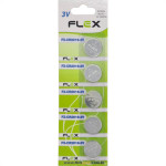 Pilha Bateria Flex Botao Cr2016 C/5