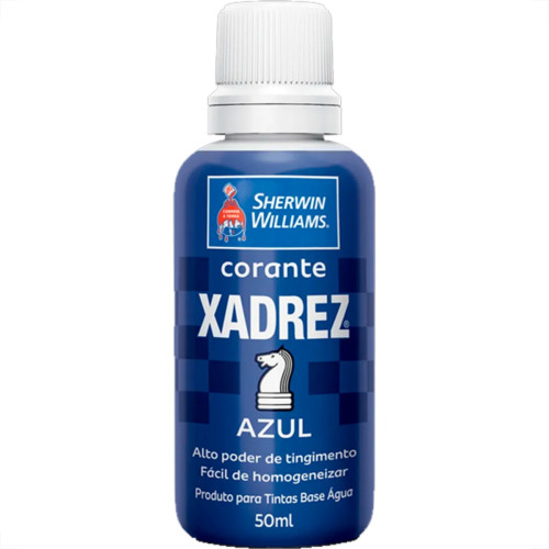 Corante Xadrez Azul     50 Ml - Kit C/12 PC