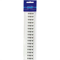 Placa Sinalizacao 1,5X 4 - 110V C/16 - Kit C/5 CA