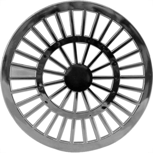 Grelha Plast.Redonda Cro 100 Luconi - Kit C/10 PC