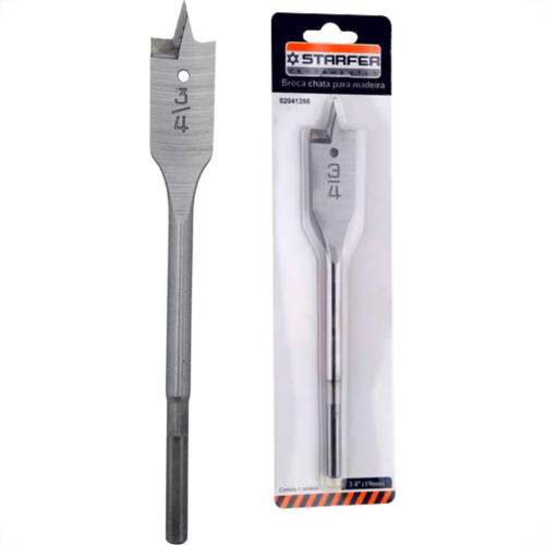 Broca Chata P/ Madeira G 3/4 Starfer