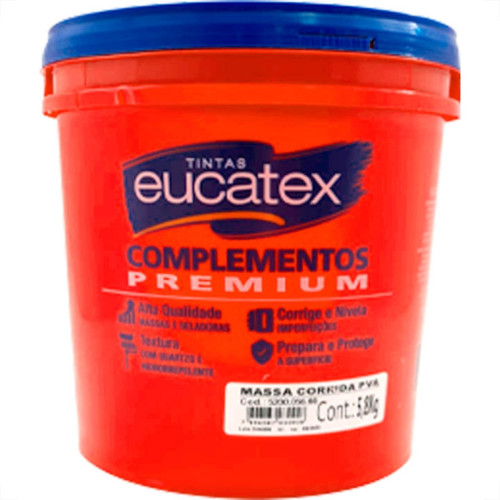 Massa Corrida Pva Eucatex Gl 5,8Kg