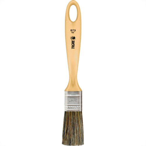 Pincel Trincha Pintura Tigre Latex 573 X,3/4 - Kit C/12 PC