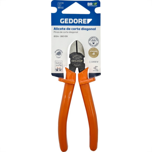 Alicate Corte Lateral Pvc 6 Gedore 8314